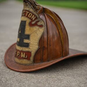 Vintage Style Fire Helmet