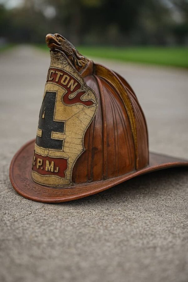 Vintage Style Fire Helmet