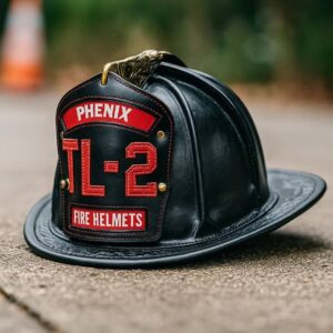 Premium Leather Fire Helmet