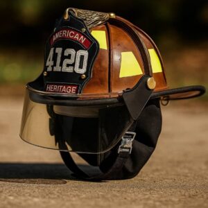 Lightweight Leather Fire Helmet