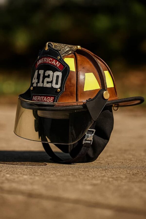 Lightweight Leather Fire Helmet